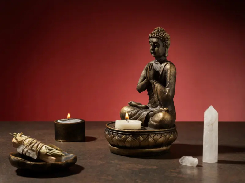 Statue en bronze rituelle d’Asie du Sud-Est